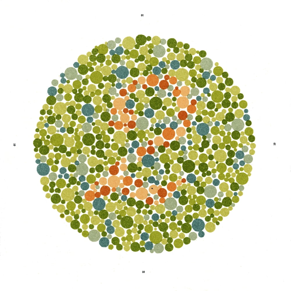 Ishihara Color Blindness Test Poster Print by Science Source - Walmart ...
