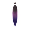 thumbnail image 1 of 2Pcs Long Purple Braiding Hair Extensions Pre Stretched Synthetic Fiber for Braids, Heat Resistant Jumbo Hair for Stage, Party, Halloween, Cosplay, 26 Inch, 1 of 8