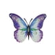 thumbnail image 3 of Decoraciones de pared Esculturas de pared 3D perfecl Mariposa Violeta, 3 of 8