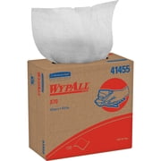 WypAll PowerClean X70 Cloths Medium Duty Wipes (41455), Pop-Up Box, Long Lasting Towels, White (10 Packs of 96 Sheets, 960 Sheet Total)
