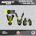 thumbnail image 4 of Kalair GFX Graphics Kit for Honda CRF250R (2010-2013) Semperfi Series, 4 of 5