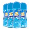 Snuggle Scent Shakes in-Wash Scent Booster Beads, Blue Sparkle, 9 Ounce (Pack of 4)