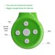 thumbnail image 2 of Cascos Bluetooth inalámbricos para niños YUSONIC, con 15 horas de reproducción y puerto de compartición, color verde, 2 of 3