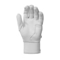 thumbnail image 3 of Evoshield Carbyne Adult Batting Gloves With Strap - Team White Small, 3 of 5