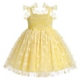thumbnail image 6 of FYMNSI 2-3T Girls Clothes Summer Sleeveless Tutu Princess Dress Birthday Bowknot Tulle Sundress, 6 of 8