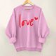 thumbnail image 2 of Tops de Manga Larga de las Mujeres Casual con Impresión de Moda, Sudadera de Cuello Redondo para Invierno Primavera Diaria, 2 of 3
