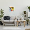 thumbnail image 3 of Stupell Industries Abstract Bold Flower Painting Abstract Painting White Framed Art Print Wall Art, 17 x 17, 3 of 9
