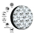 thumbnail image 4 of Goofa Cow With Fresh Milk Pattern Universal Tire Cover for Jeep, SUV, Truck, and Trailer – Waterproof, UV-Resistant,Easy to Install, Fits 14"-17" Tires-15 inch, 4 of 6
