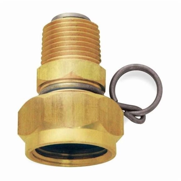 Sani-Lav Swivel Hose Adapt,Brass,1/2 MNPT,2 In L N11