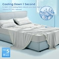 thumbnail image 6 of PHF Double Cooling Blanket for Hot Sleepers Twin Size, Arc-Chill Q-Max>0.5 with Double Cooling, Summer Blanket Absorbs Heat to Keep Cool All Night (Silver Grey, 60"x80"), 6 of 8