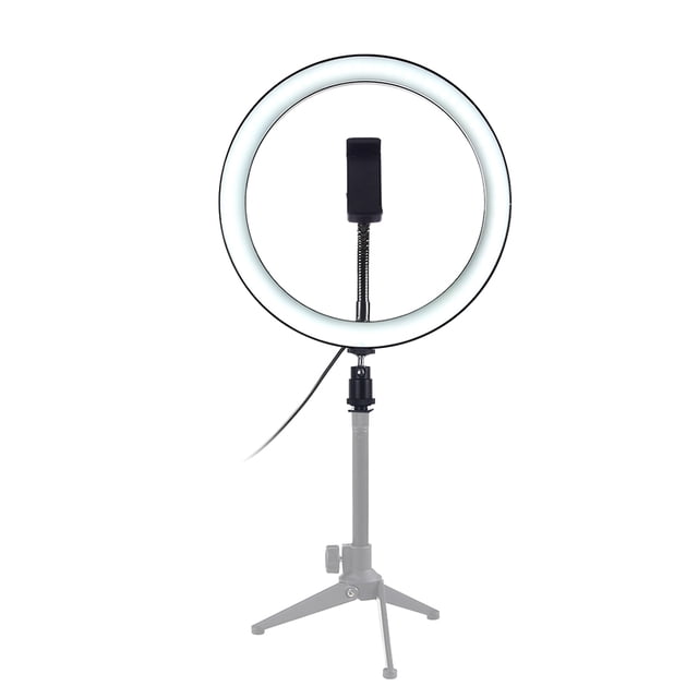 10 "regulable LED Selfie ronda luz brillante lámpara ajustable Docooler Luz redonda