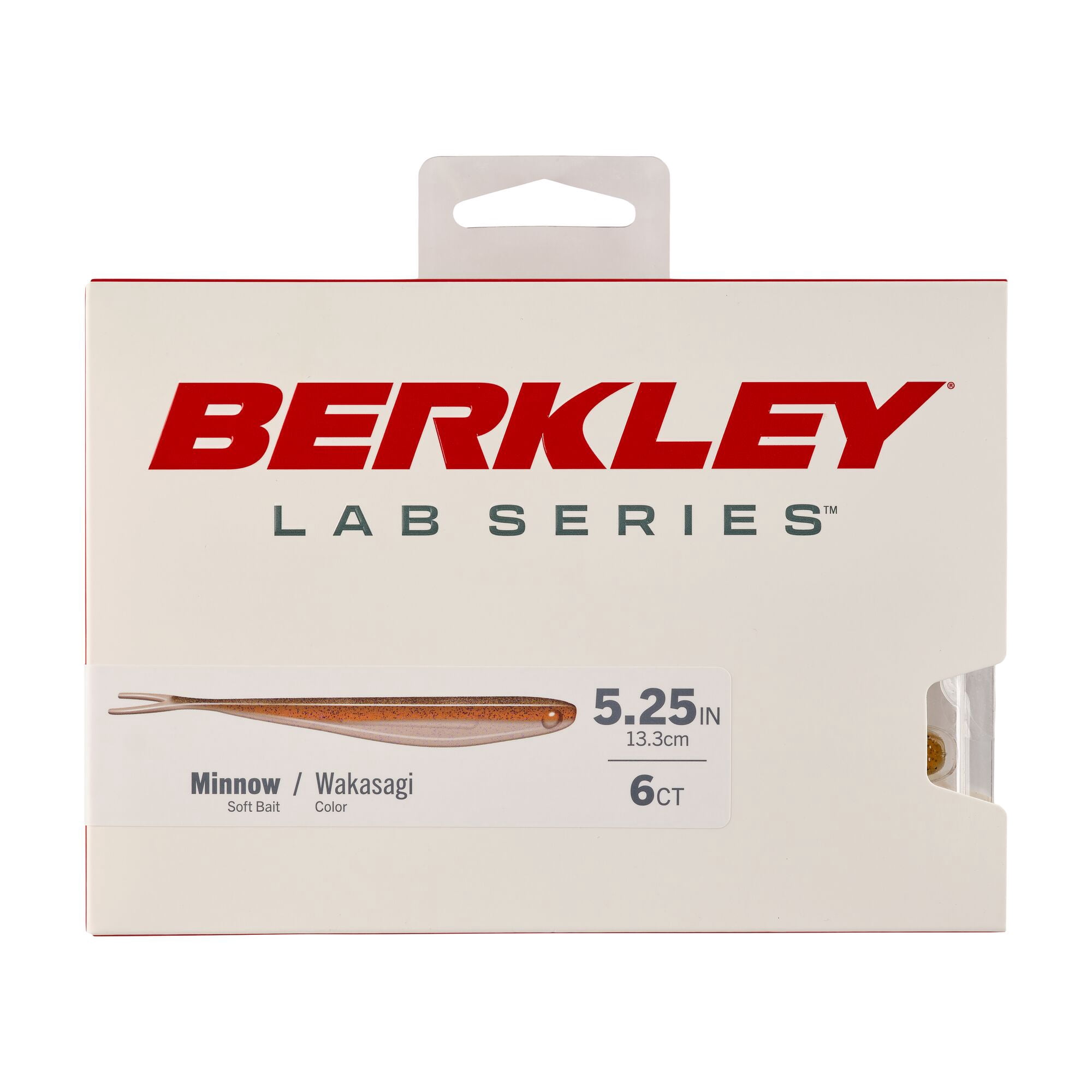 Berkley Lab Series™ Minnow Fishing Soft Bait, 5.25 in, Wakasagi (6 Count)