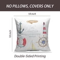 thumbnail image 2 of LALILO Throw Pillow Covers Watercolor Lighthouse Sailing Boat Cushion Cover 18" x 18", 109 Pack, 2 of 6