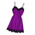 thumbnail image 2 of Camisón para mujer, camisón de , camisón, ropa de dormir corta, vestido caje, escote en V, 6 s, selección S ~ XXXL L Baoblaze Vestido de dormir sexy para mujer, 2 of 8