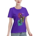 thumbnail image 2 of T-Shirt Basique à Manches Courtes pour Femmes Style de Rue Demon Slayer, 2 of 6