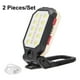 thumbnail image 4 of Linterna de 180 grados LED Luz de trabajo Plegable Antorcha recargable USB Cargando Luz Accesorio para la noche Camping Senderismo Pesca Advancent OD003006-00B, 4 of 6