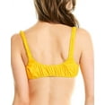 thumbnail image 2 of WeWoreWhat womens  Scrunchie Bikini Top, XS, Orange, 2 of 3