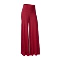 thumbnail image 1 of Womens Plus Size High Waist Suit Pants for Women Maxi Long Pants Solid Color Office, 1 of 7