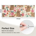 thumbnail image 5 of Pomeranian Dogs and Pioneer Flower Kitchen Rug Mat,Kitchen Runner Rugs Non Skid Washable,Decorative Kitchen Floor Mats for Kitchen,Sink,Laundry,17"X47", 5 of 5