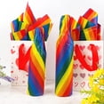 thumbnail image 4 of 100 Sheets Rainbow Tissue Paper Colorful Stripes Art Bulk Colored Gift Wrapping for DIY Craft Gay Pride Party Bags Birthday Wedding Favors,14x20 Inch, 4 of 4