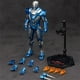 thumbnail image 4 of Figura de acción de Iron Man de ZD Toys original de 18 cm, modelo de Tony Stark de la máquina de guerra de acero azul Mark30, juguetes coleccionables, 4 of 5
