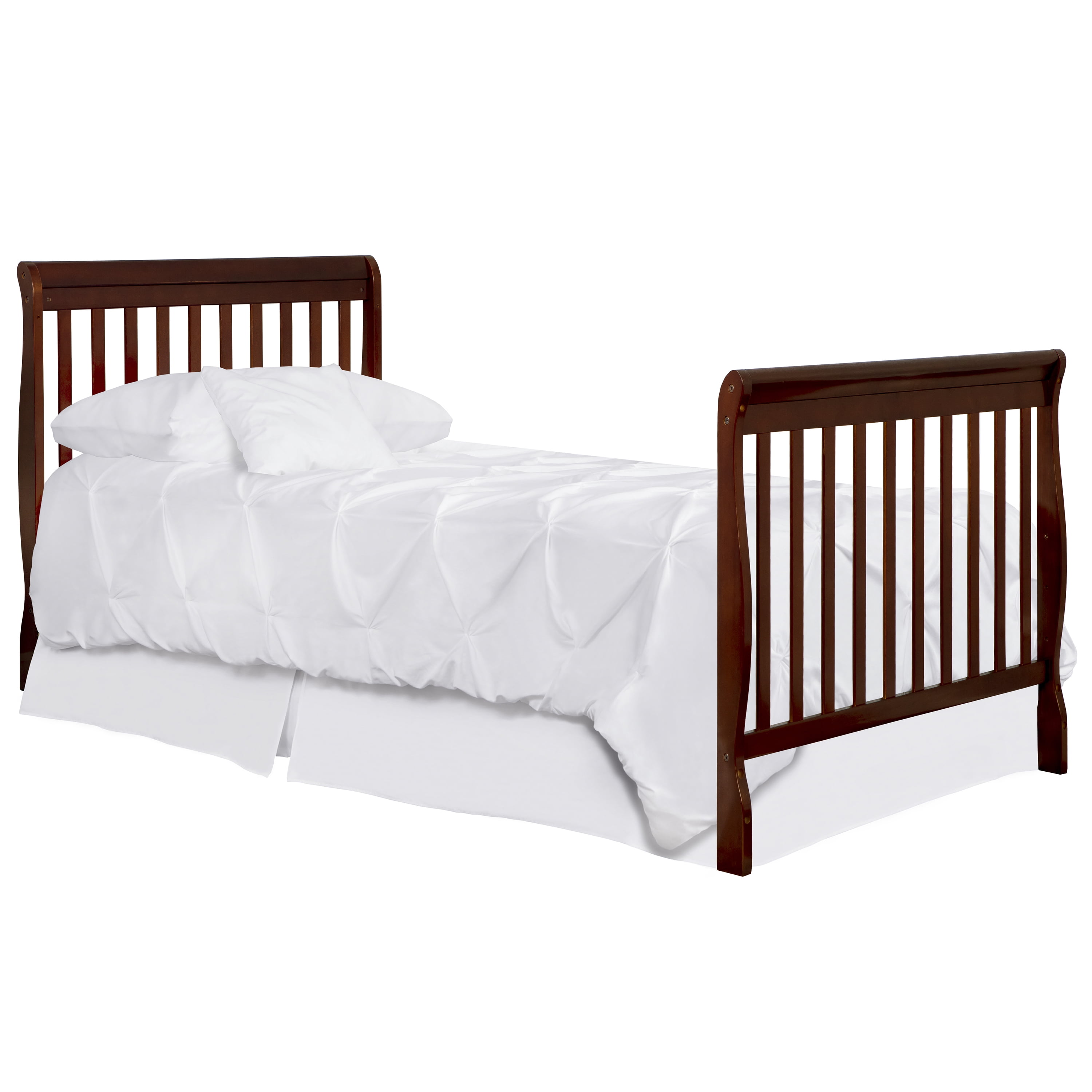 Dream On Me Mini Crib Bed Rail, Espresso