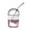 D, variant on Dvkptbk Glass Cup Cute Drinking Glasses with Glass Dome Lid and Straw, Reusable Wide Mouth Milkshakes Cups 15oz Glass Coffee Iced Cup for Home Office Bar Kitchen Essentials