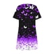 thumbnail image 4 of Vestido de Manga Corta para las Mujeres Casual Impreso Cuello Redondo, Vestido de las Señoras para la Primavera Y el Verano de Uso Diario, 4 of 9