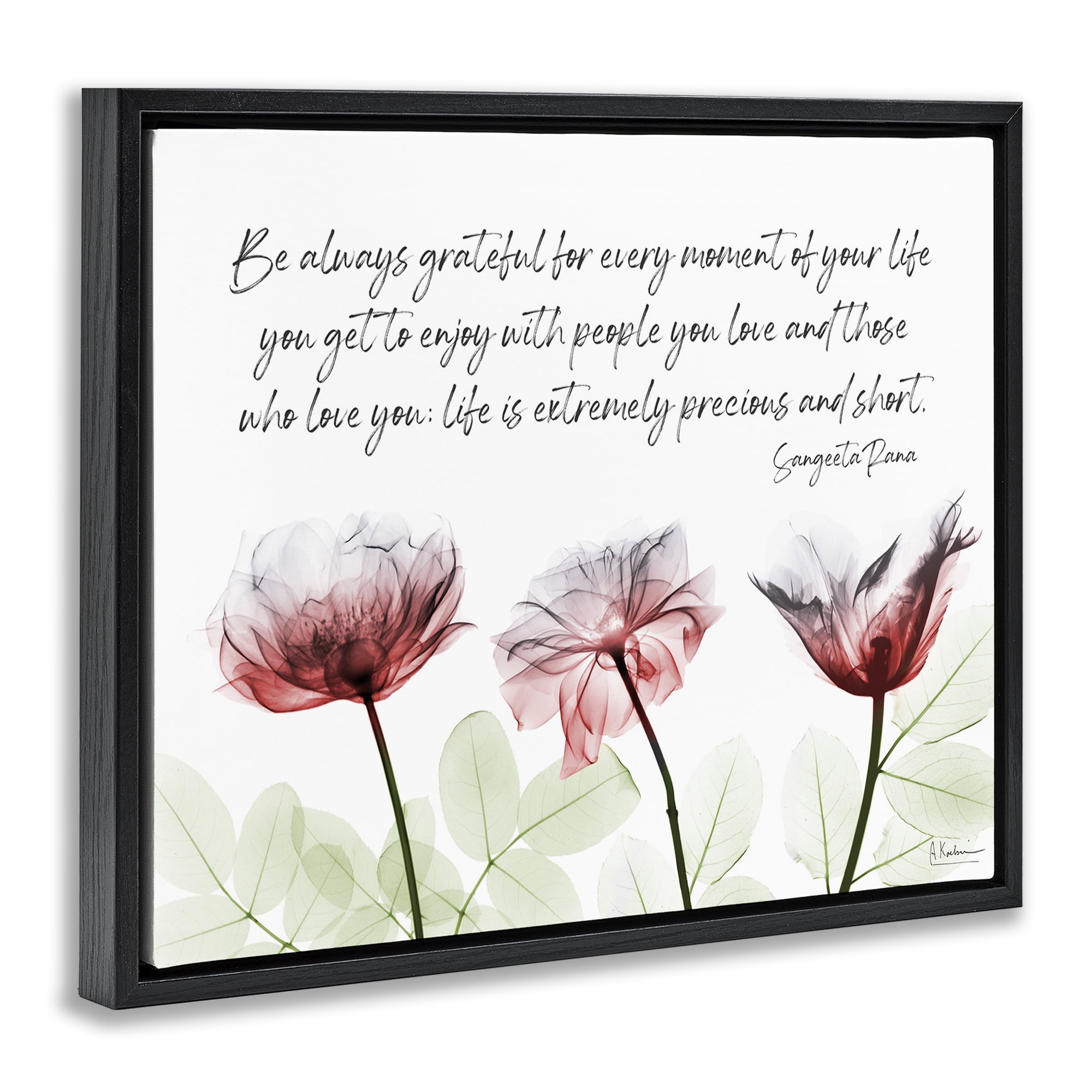 Stupell Industries Precious Faith Quote Religious Painting Black Floater Framed Art Print Wall Art, 31 x 25