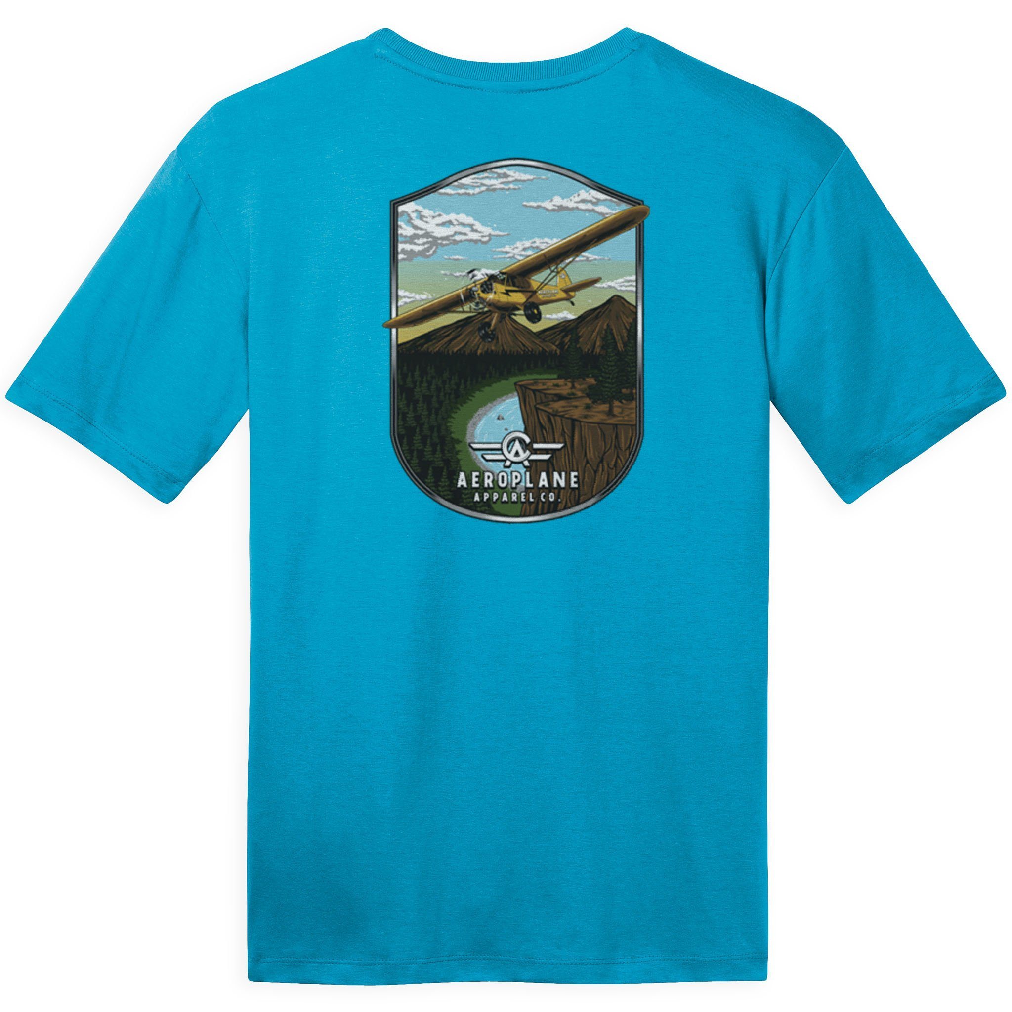 Aeroplane Apparel Company Piper Cub Aeroplane Apparel Co. Men's T