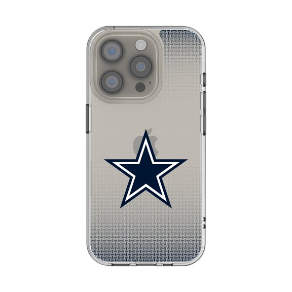 Dallas Cowboys Linen Logo iPhone Clear Case