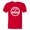 Red, variant on PleaseMeTees™ Mens From Born Made In Houston TX Logo Label HQ Tee