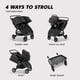 thumbnail image 5 of Baby Jogger City Mini GT2 All-Terrain Double Stroller with Forever Air Rubber Tires and All-Wheel Suspension, Pike Exclusive Includes Belly Bars, Leatherette Handlebar, and Premium Fabric, 5 of 5
