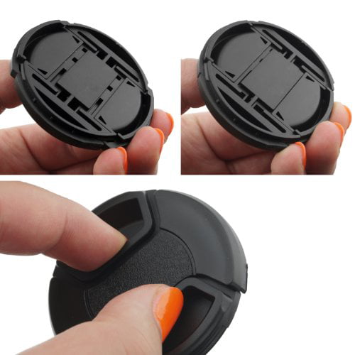 58mm Black Snap on Front Lens Cap Cover for DSLR camera Canon Nikon Sony Leica 
