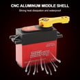 thumbnail image 4 of Labymos Servo Numérique 25kg Couple Élevé 180° Servo Réducteur en Acier Inoxydable pour 1/8 1/10 Télécommande, 4 of 8