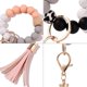 thumbnail image 3 of Dinheiro Pulsera de cuentas de silicona, colgante de llavero, 3 of 5