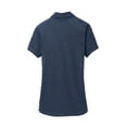 thumbnail image 6 of Port Authority Adult Female Women Electric Heather Polo Dress Blue Nvy 4X-Large, 6 of 6