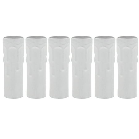 

6pcs Chandelier Candle Sleeves E14 Candle Socket Covers Candelabra Base Covers