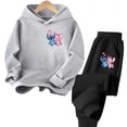 thumbnail image 5 of Sudadera con capucha Aloha Stitch, sudadera de moda, jersey con capucha de anime, dibujos animados, niñas, niños, ropa informal de manga larga, mono de camión Stitch, 5 of 5