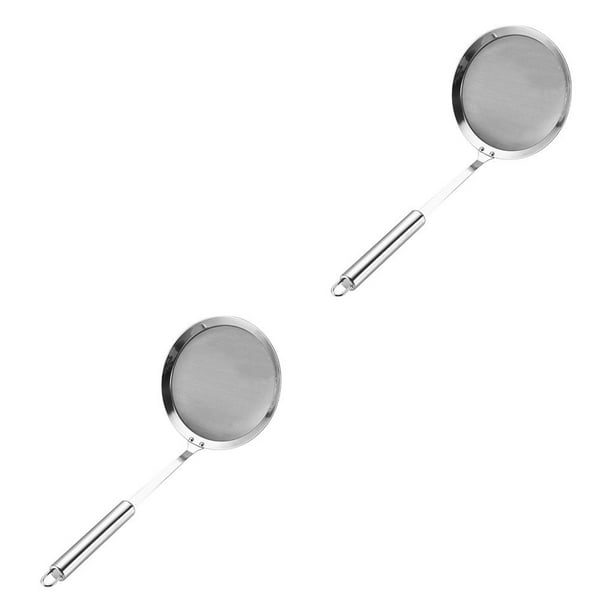 Cuchara de cocina colador de acero inoxidable Inteprter a prueba de herrumbre 10cm 12cm 14cm
