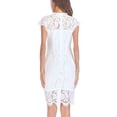 thumbnail image 3 of IROINNID Bodycon Dress For Women Sleeveless Round Neckline Summer Lace Zipper Sexy Club Dress Cap Strapless Solid Color Dress, 3 of 8