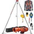thumbnail image 1 of VEVOR Confined Space Tripod Kit Rescue Tripod Fall Arrest 5-8 ft Legs 2600 lbs, 1 of 9