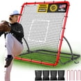 thumbnail image 1 of Red Rebounder Telury de béisbol, resistente, 1,2 x 1,4 m, con 3 ángulos, 1 of 6