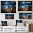 thumbnail image 4 of Designart "Silent Night on the Beach II" Nautical & Beach Floater Framed Wall Decor, 4 of 7