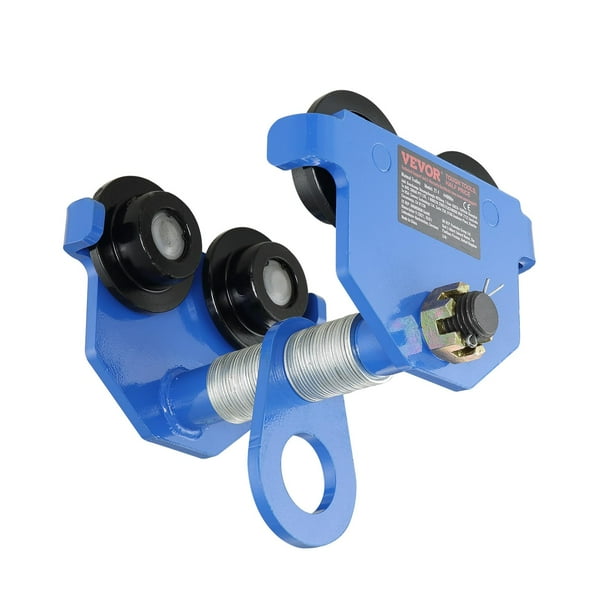 Carretilla manual VEVOR con capacidad de carga de 1 tonelada para I-Beam de 2,5 a 7 pulgadas