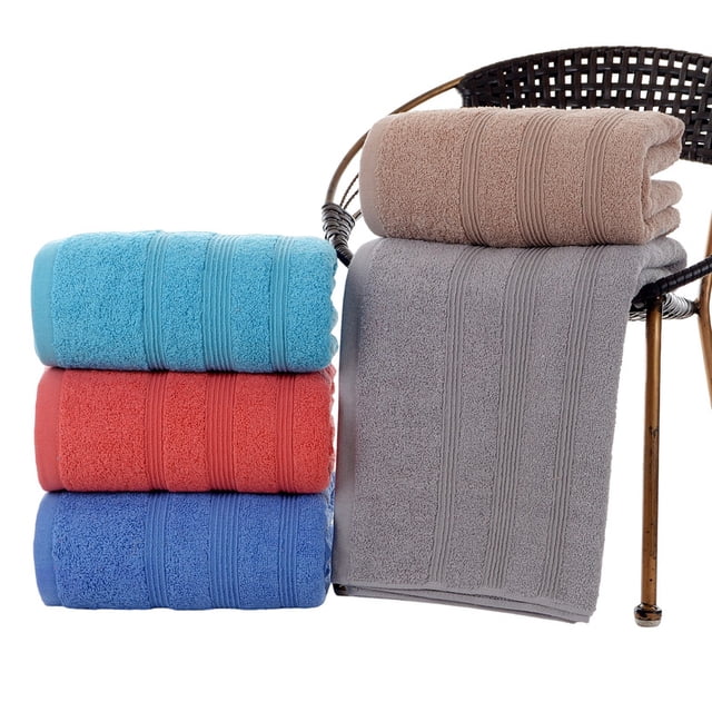 Pack de 5 Toallas De Baño Surtidas 180x50cm, Extra Suaves y Absorbentes MOD. 36267