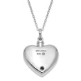 thumbnail image 2 of Sterling Silver Antiqued Grieving Heart Ash Holder 18in. Necklace, 2 of 3