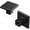 10-Pack Square Bathroom Drawer Handle Matte Black, variant on 10 Pack of Square Kitchen Cabinet Knobs, Quality Drawer and Dresser Knob, Handle Pulls for Cabinet Doors, Bathroom Drawers, 1-3/16 Inch, Matte Black