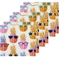 thumbnail image 3 of Coolnut Pineapples Wash Cloth Set of 2, 12 x 12 Inch Cotton Baby Washcloths Highly Absorbent and Soft Feel Fingertip Towels Face Towels for Bathroom, Gym, Spa Washcloth Gift, 3 of 7