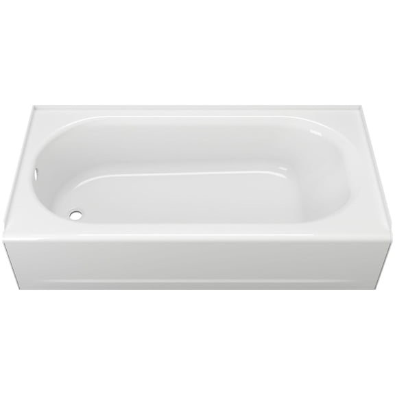 American Standard Bathing 1390.202 Princeton 60" Three Wall Alcove Enameled Steel Soaking